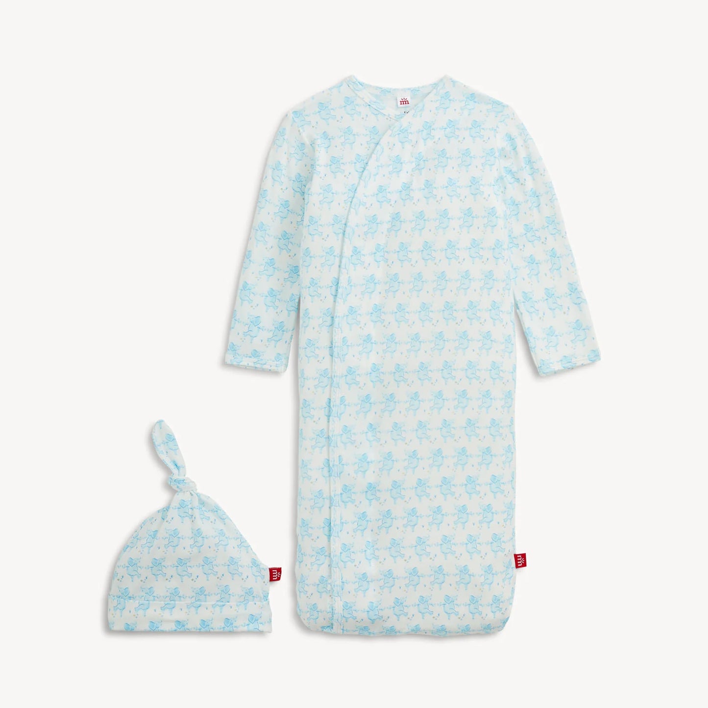 Trunkettes Blue Modal Gown & Hat Set