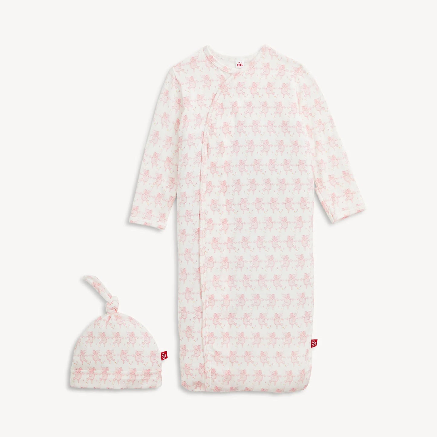 Trunkettes Pink Gown & Hat Set