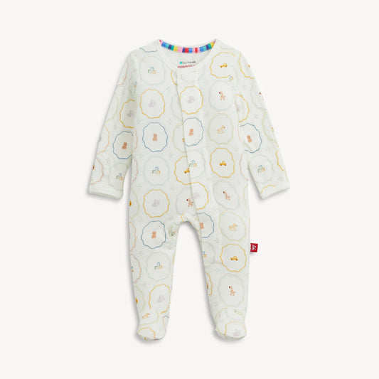 Nursery Magic Cream Modal Footie