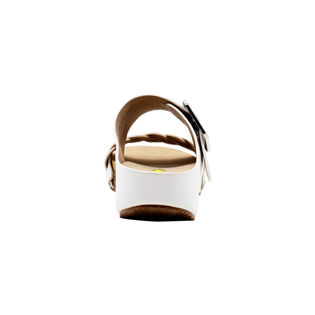 Morel Faux Leather Sandal - White