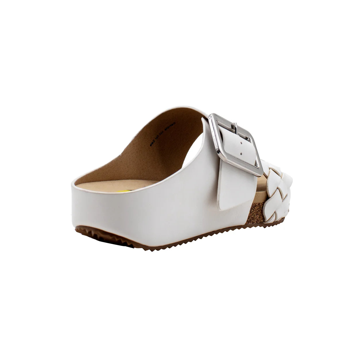 Morel Faux Leather Sandal - White
