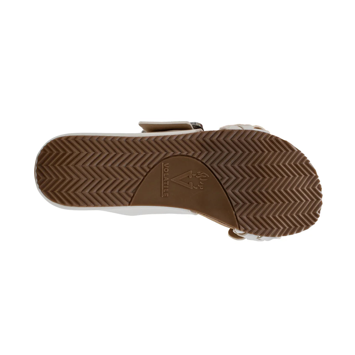 Morel Faux Leather Sandal - White