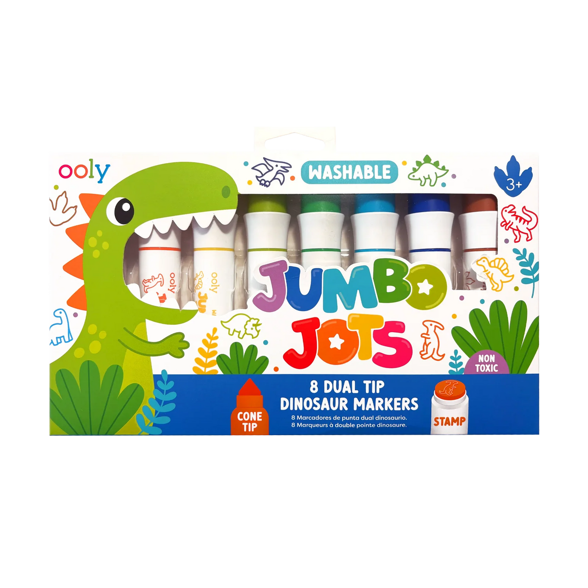 Jumbo Dots Stamp Markers: Dinosaurs