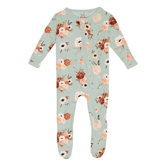Aloe Fall Floral Footie