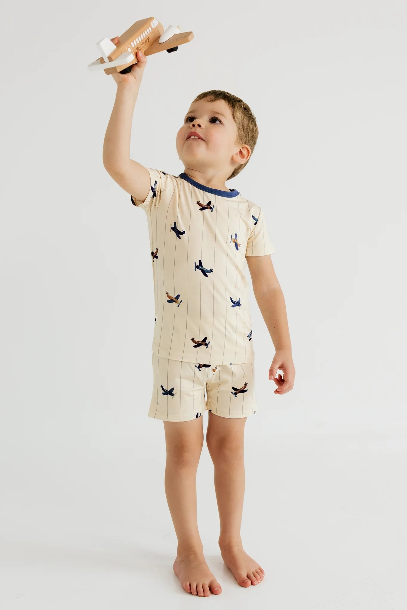 Airplane Two Piece Short Set