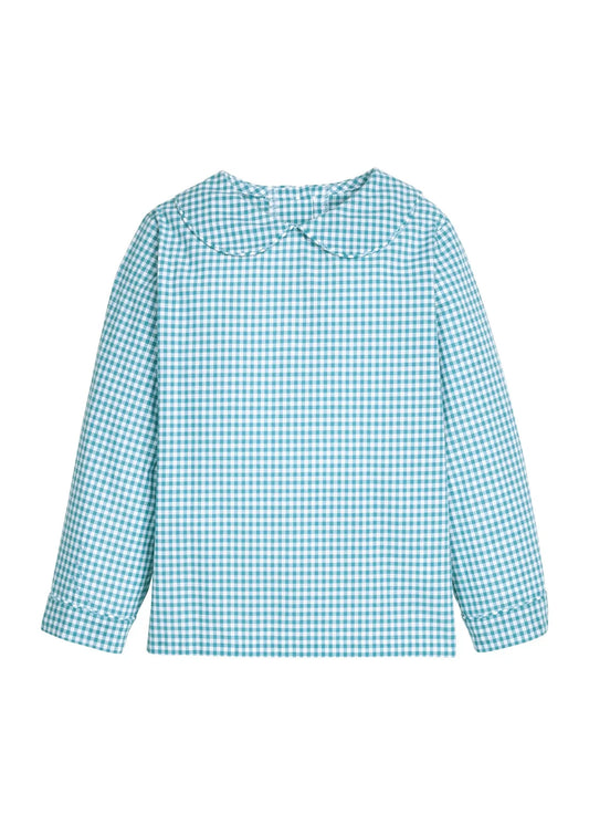 Peter Pan Shirt - Alpine Gingham