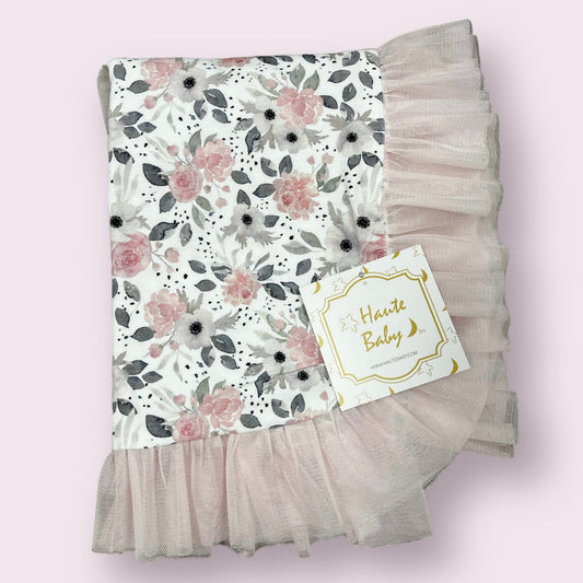 Watercolor Bloom Blanket