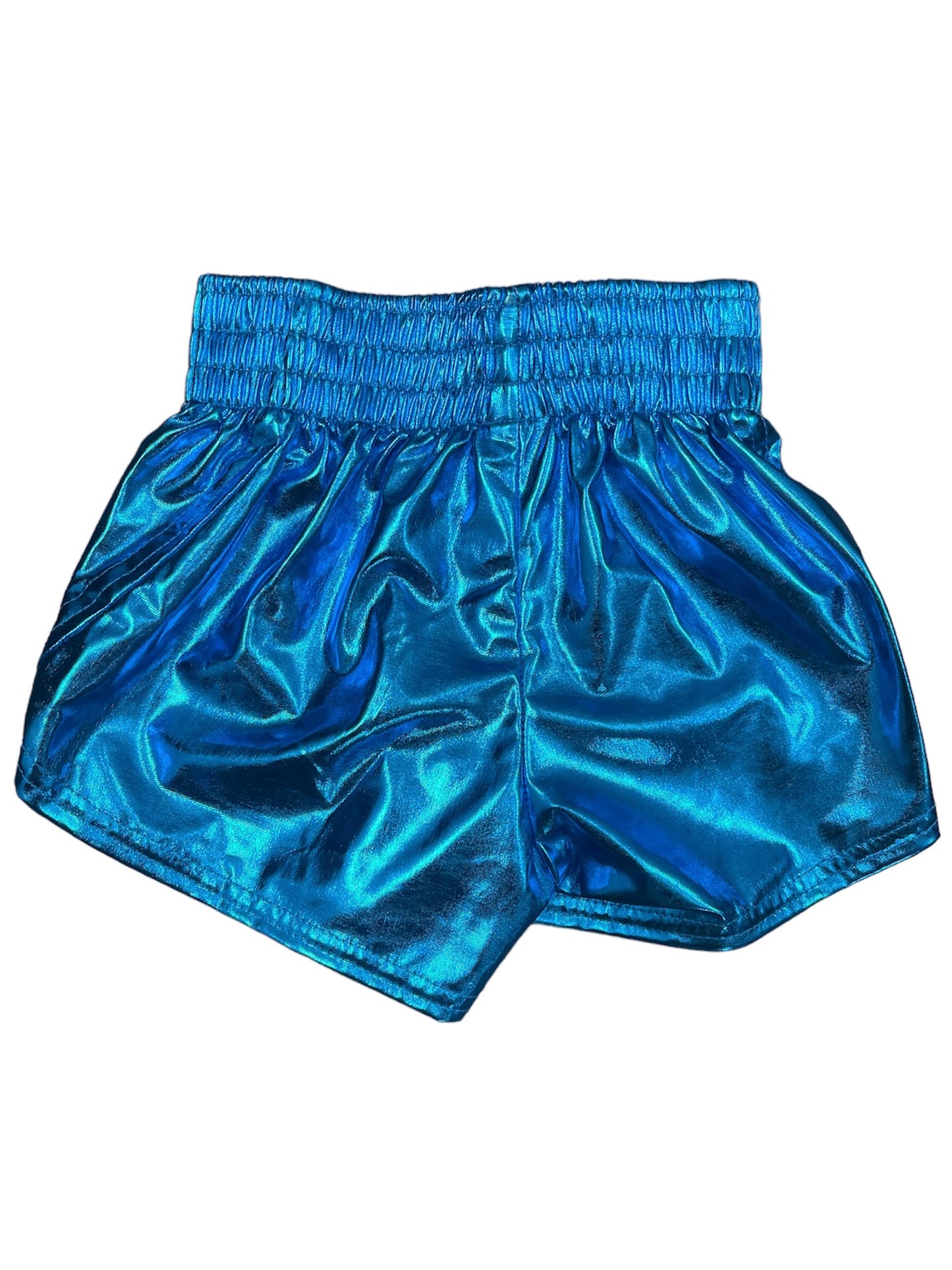 Turquoise Metallic Short