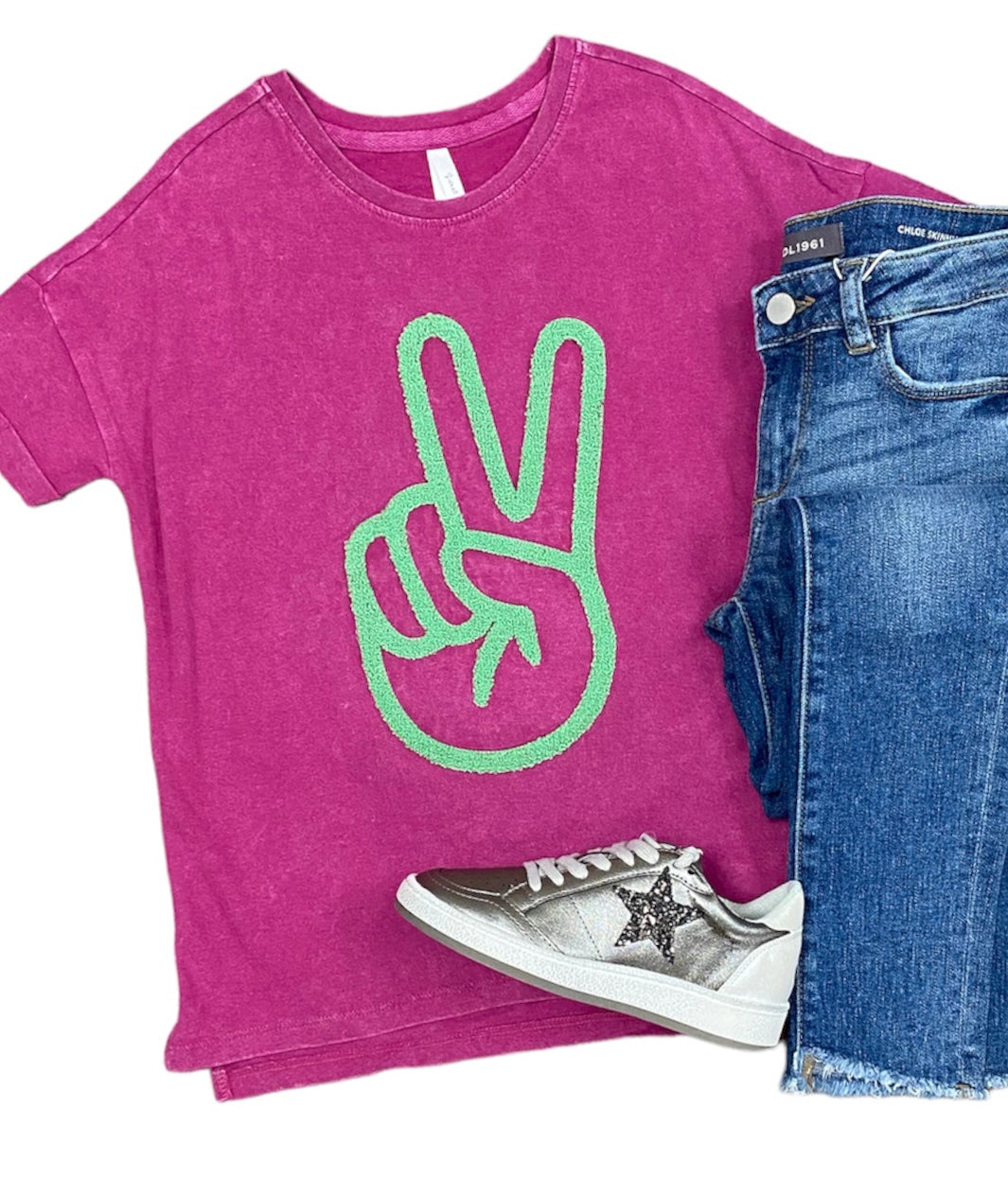 Peace Sign Hand Tee
