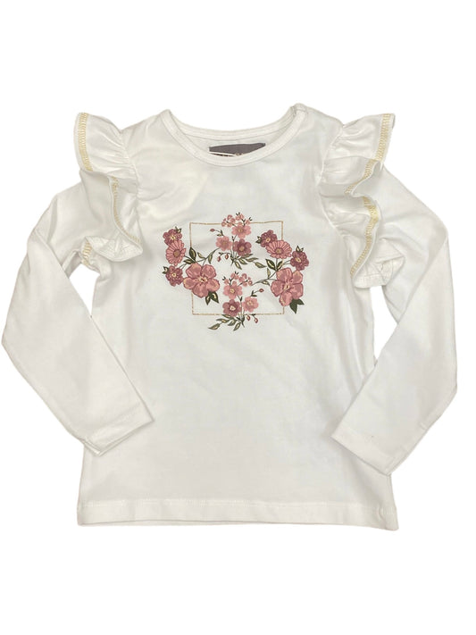 Floral Ruffle LS
