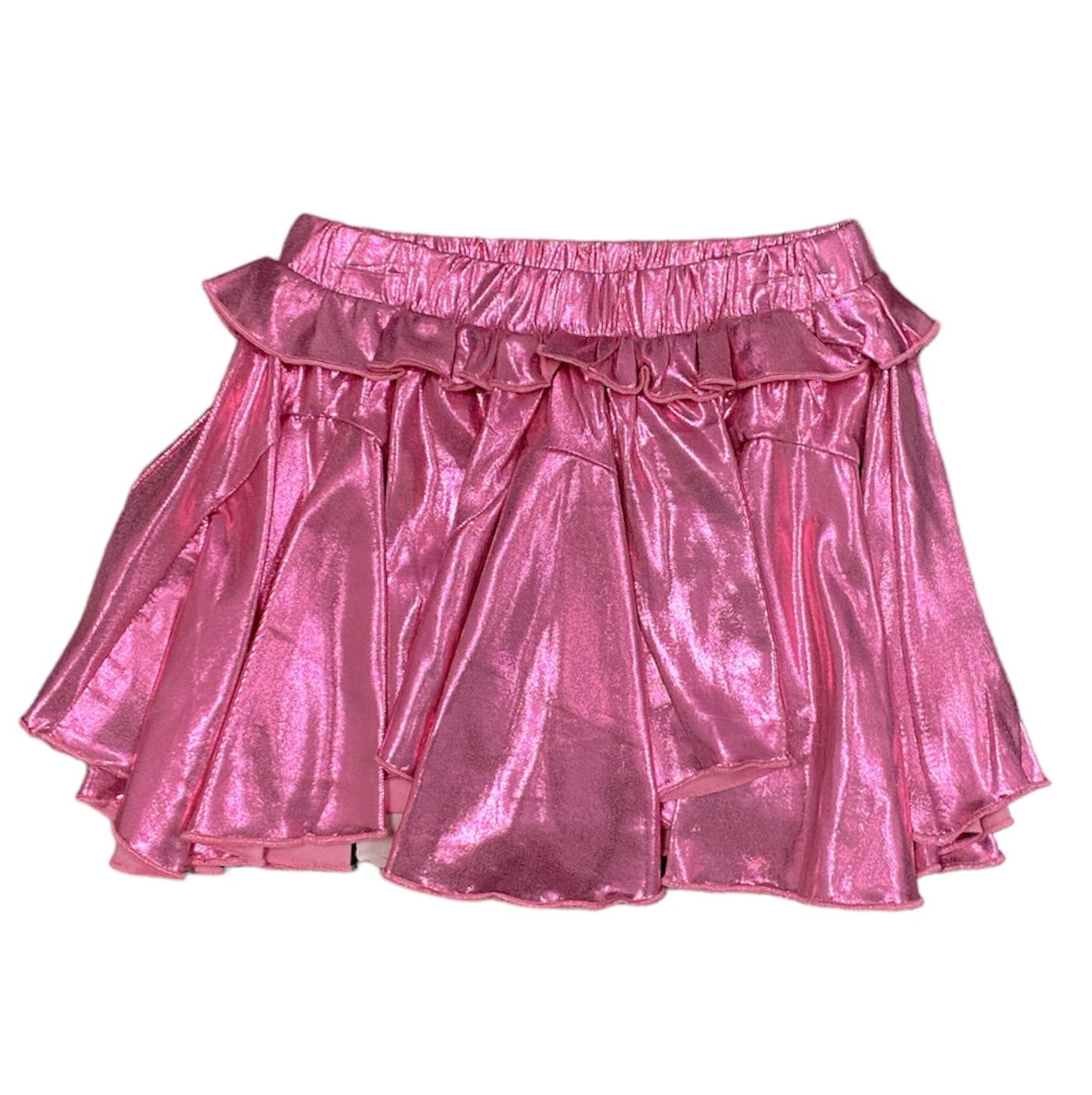 Pink Metallic Skirt