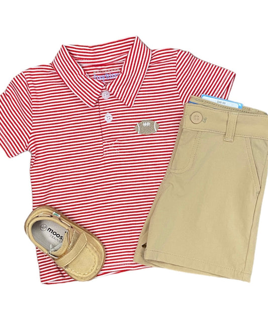 Football Stripe Polo