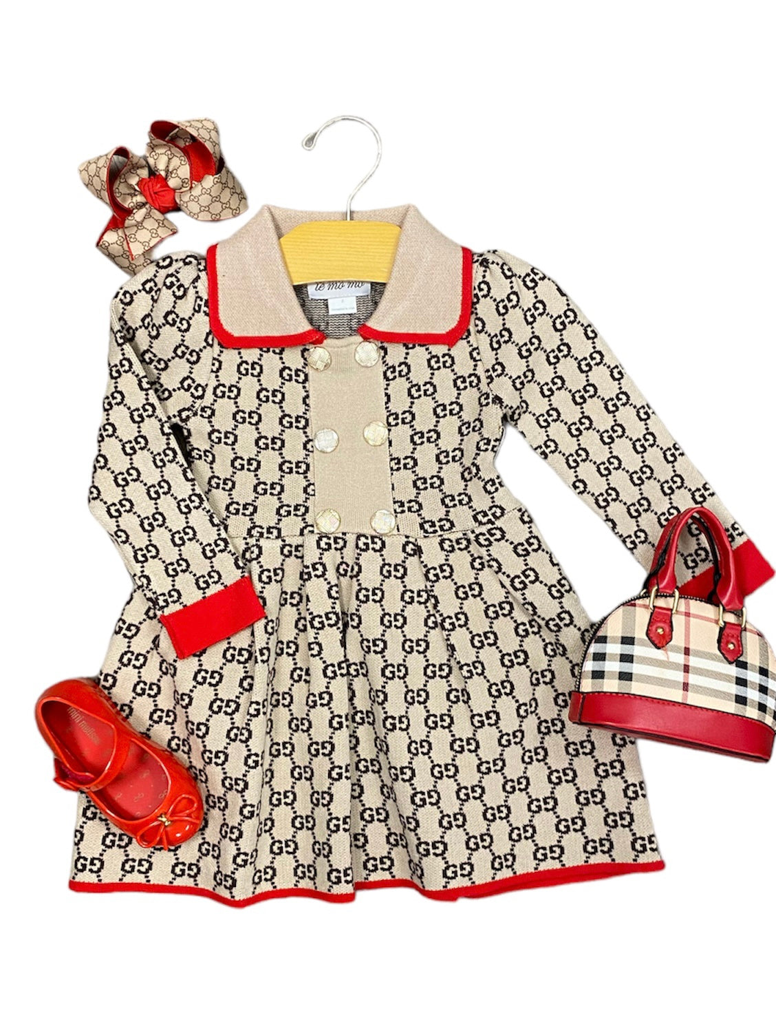 Knit Diamond Dress