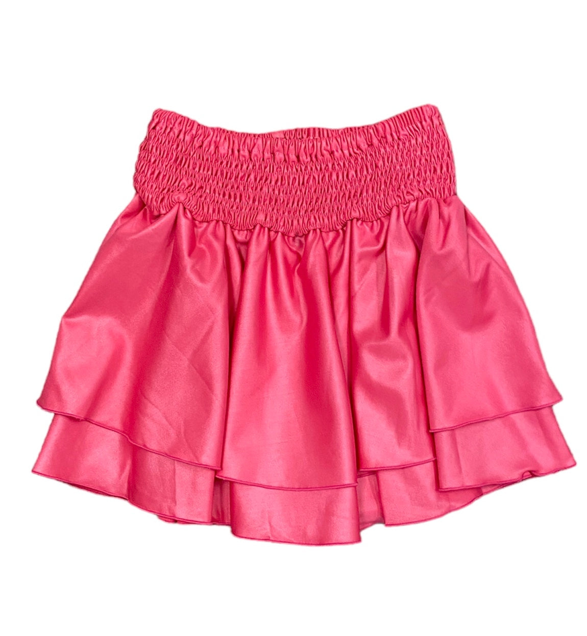 Fuchsia Pleather Skirt