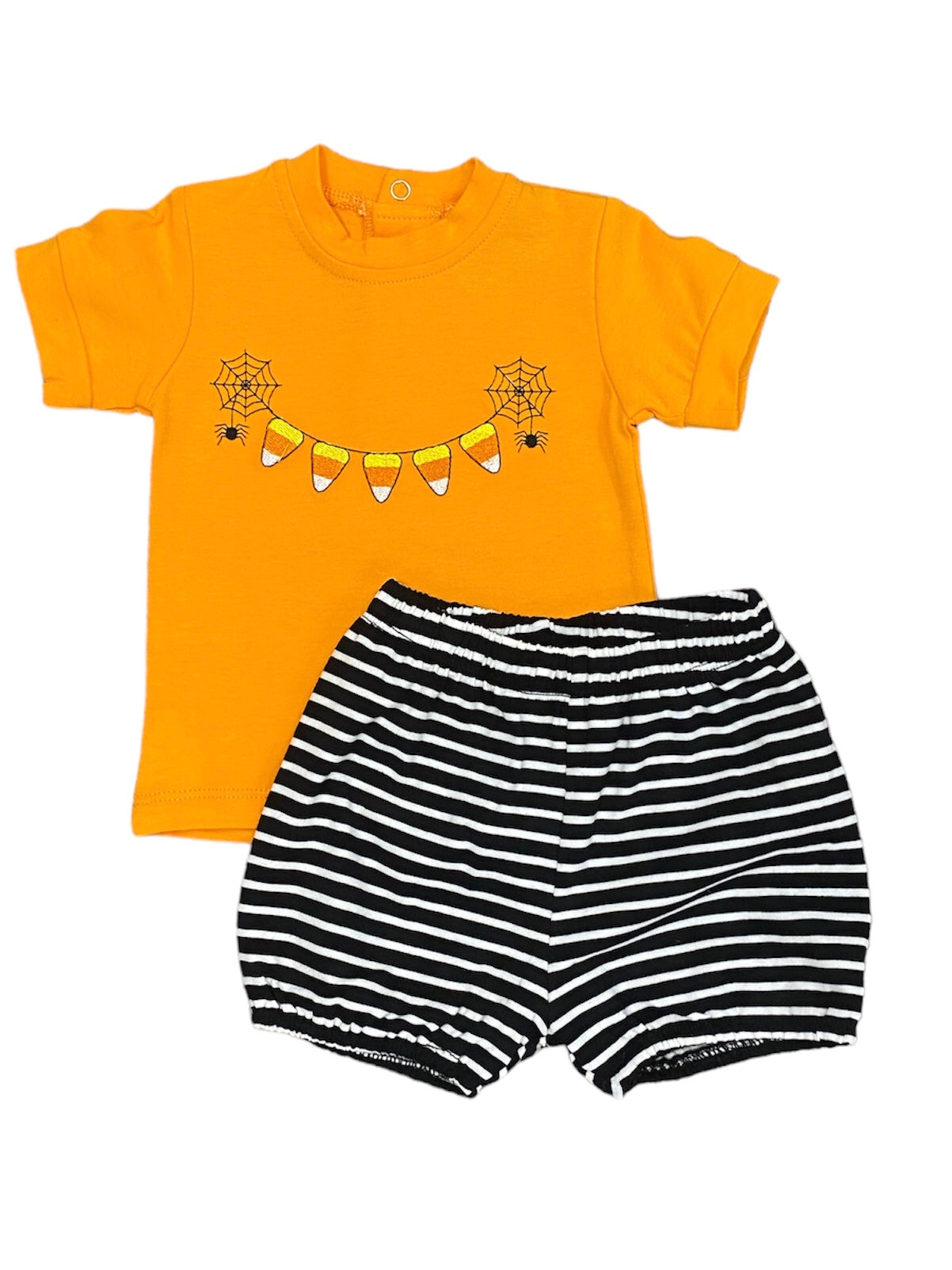 Candy Corn Boys Diaper Set