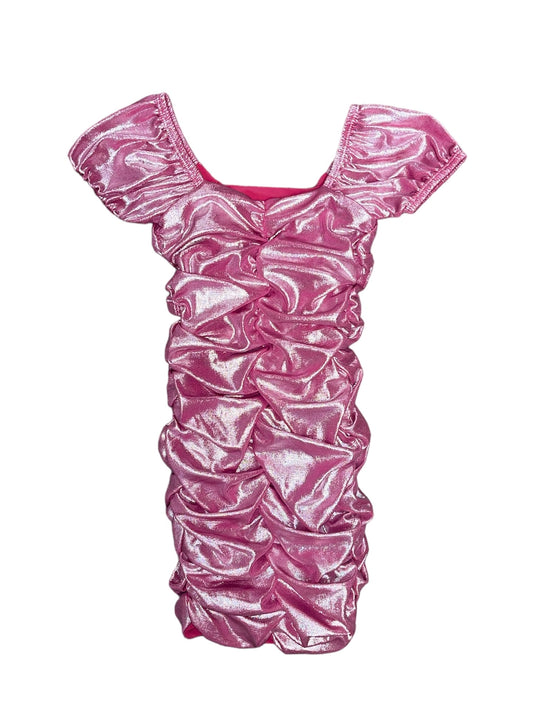 Amelia Pink Shimmer Dress