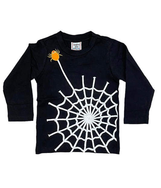 Spiderweb Black Tee