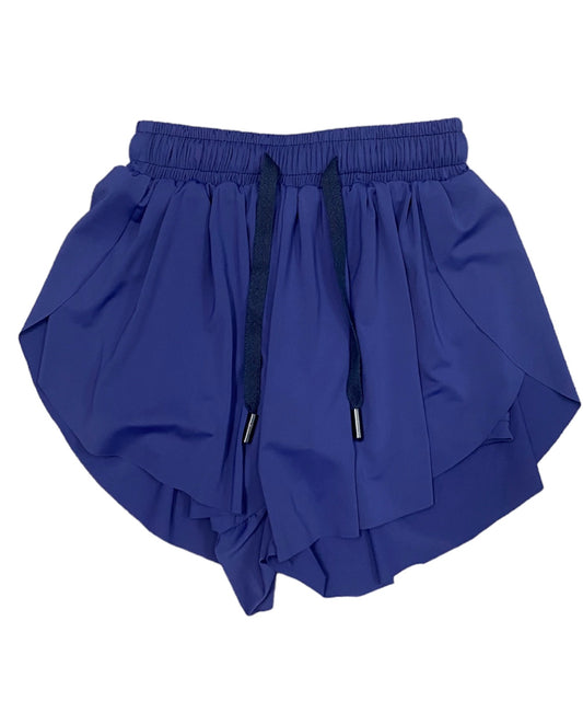 Juniors Navy Butterfly Shorts
