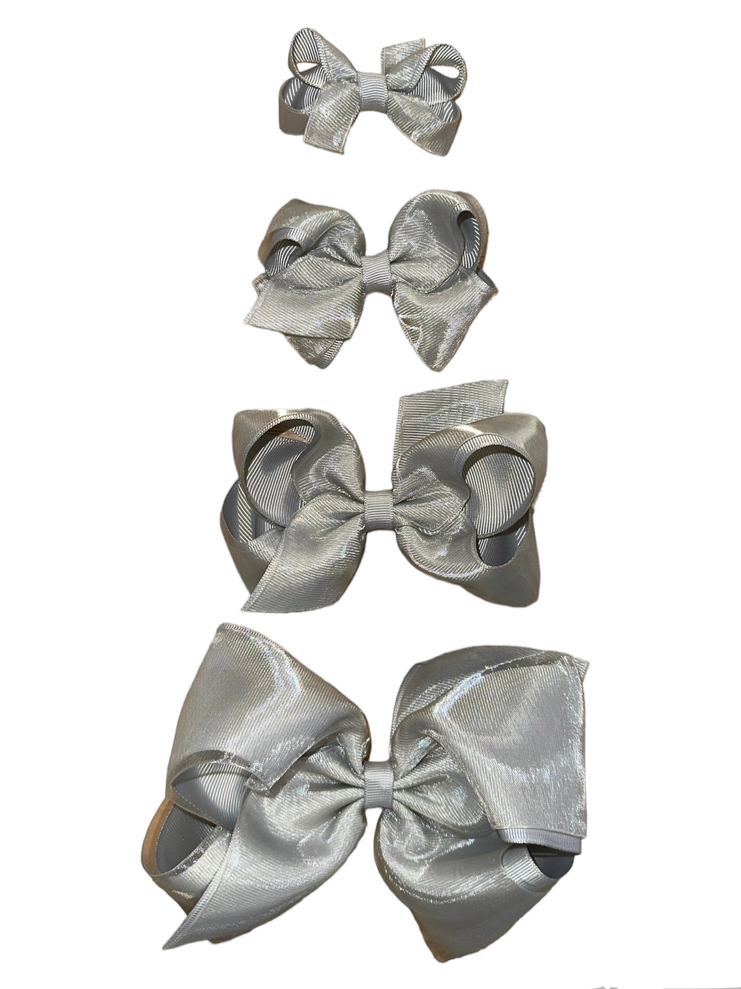 Grey Overlay Bow