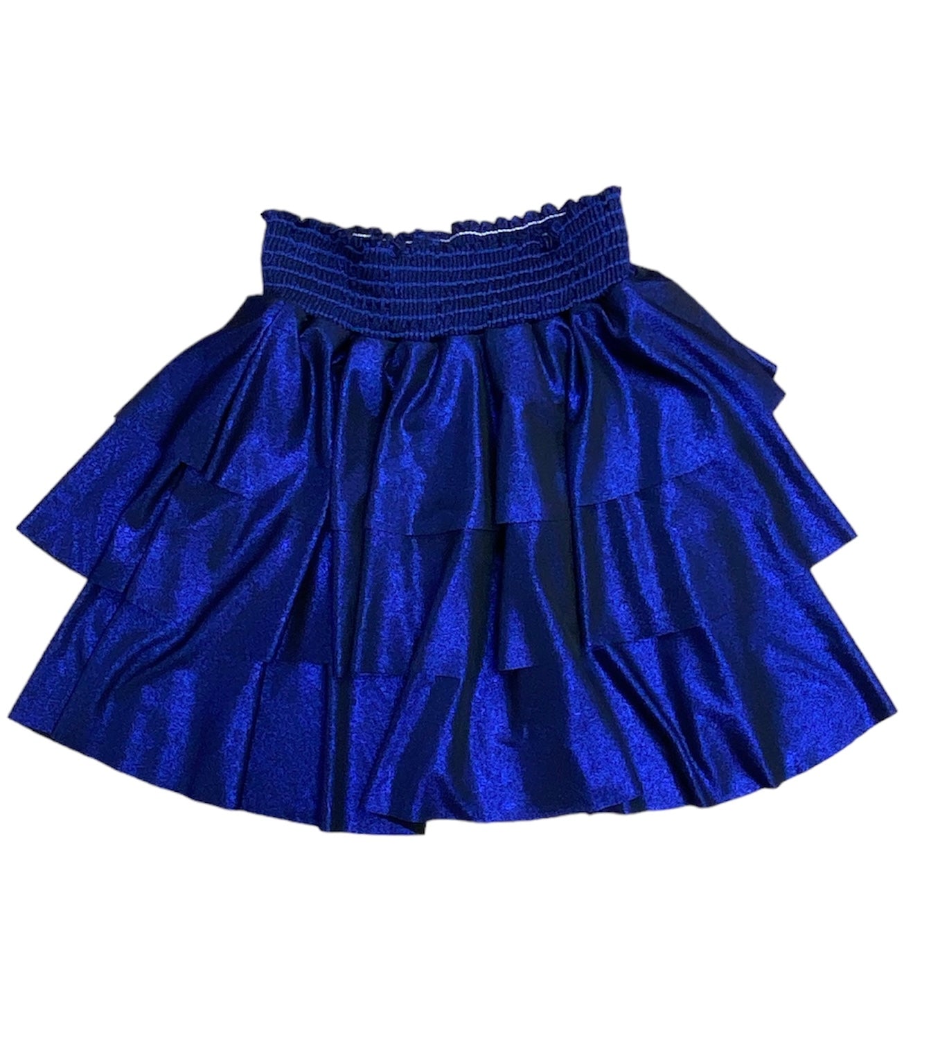 Cobalt Layered Waist Skirt