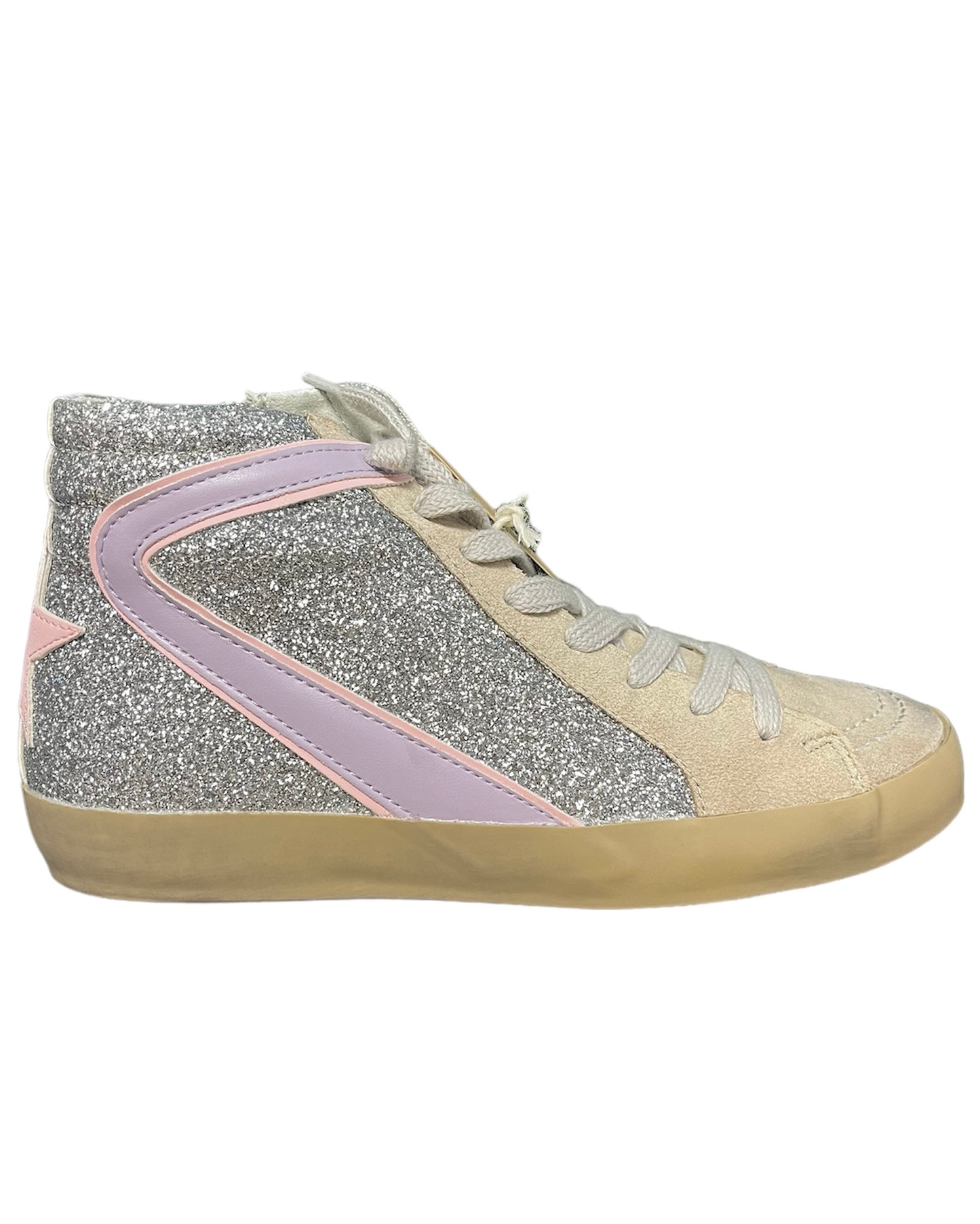 Rooney Kids - Pink/Purple Silver Glitter