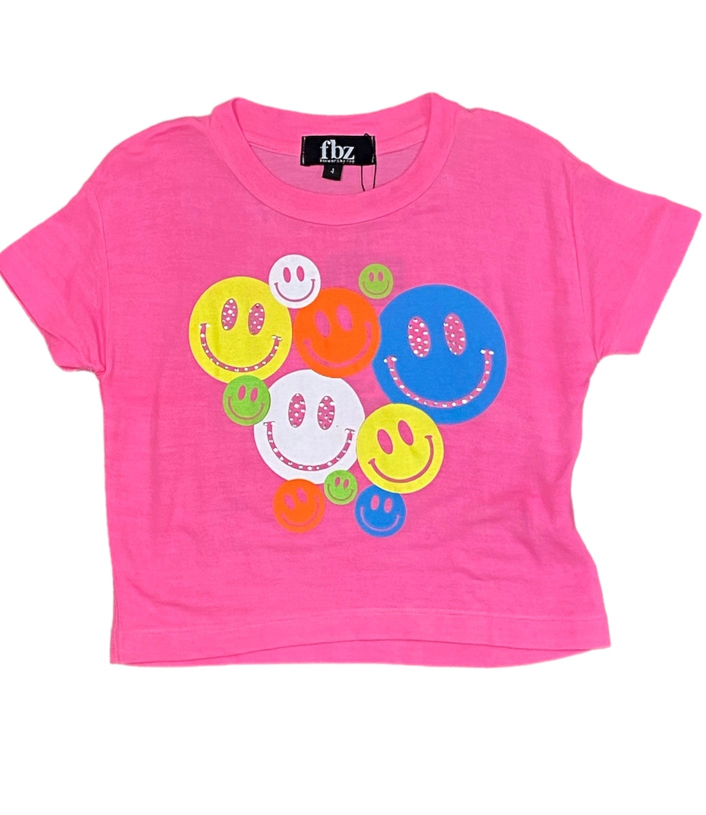 Neon Pink Smiley Top