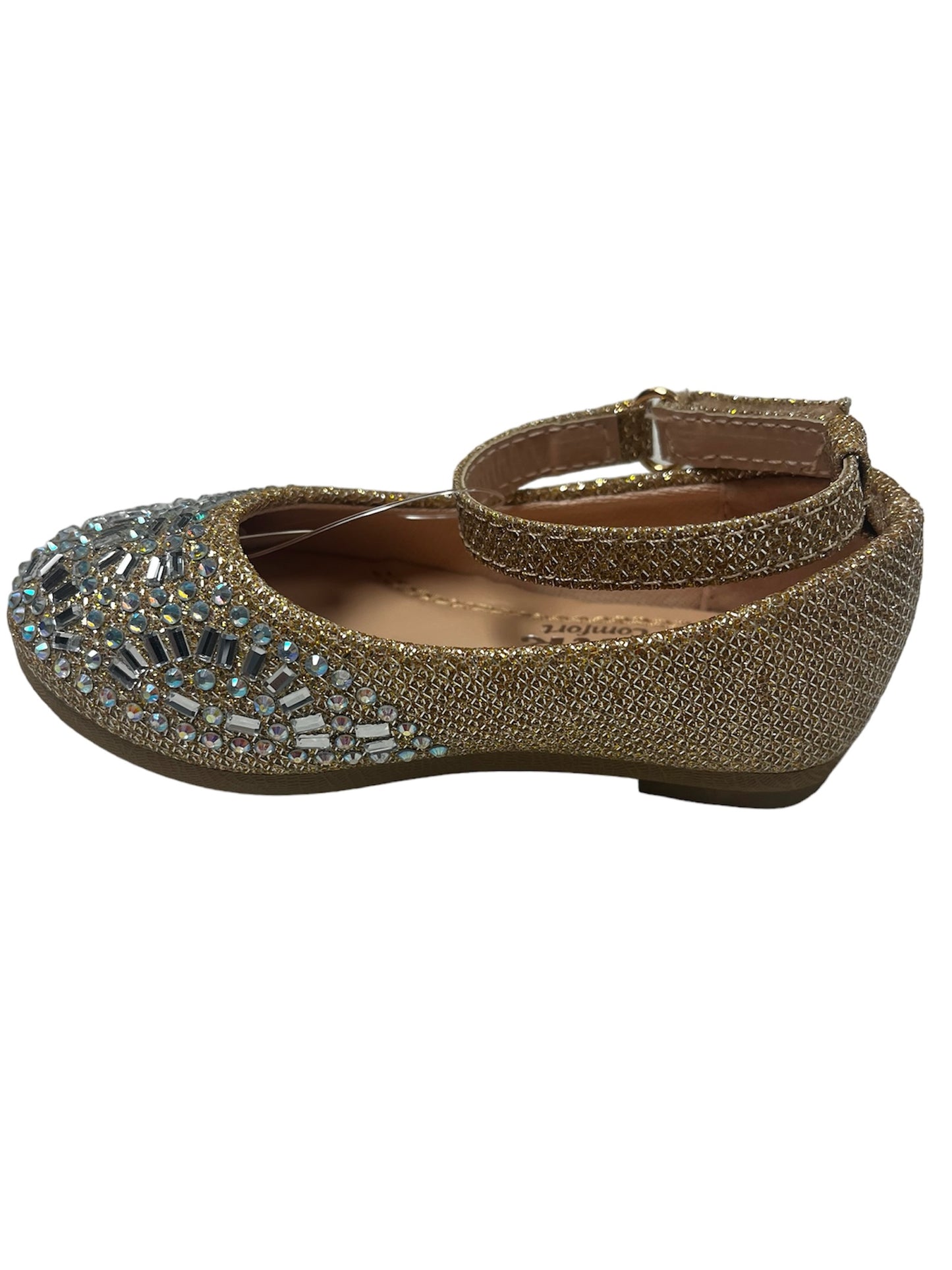 Gold Rhinestone Flats