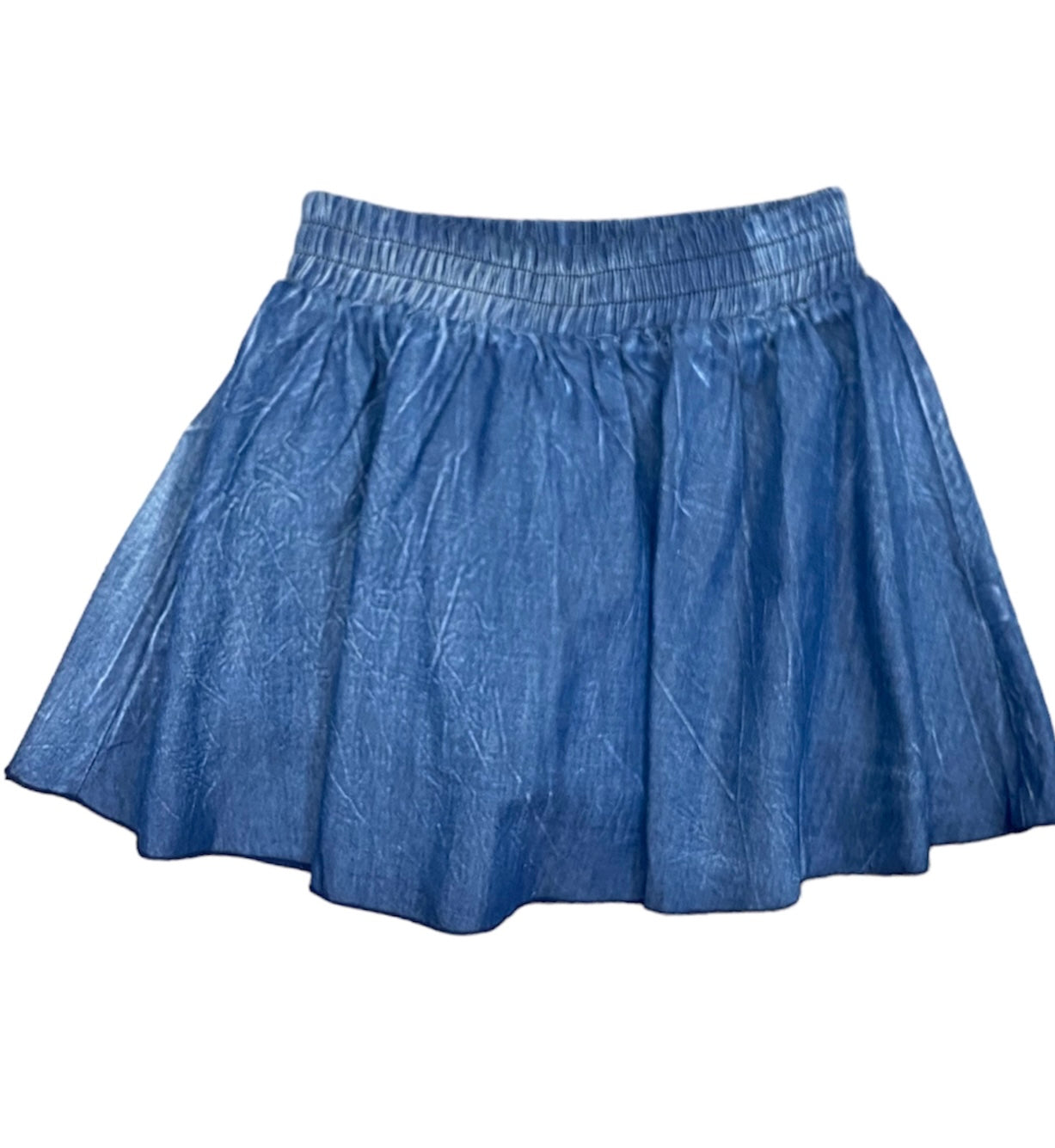 Rayon Denim Wash Skort