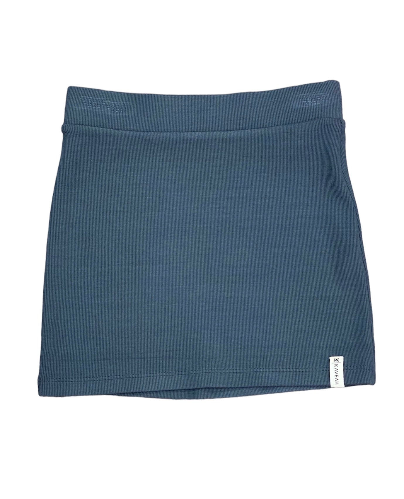 Mineral Ribbed Mini Skirt
