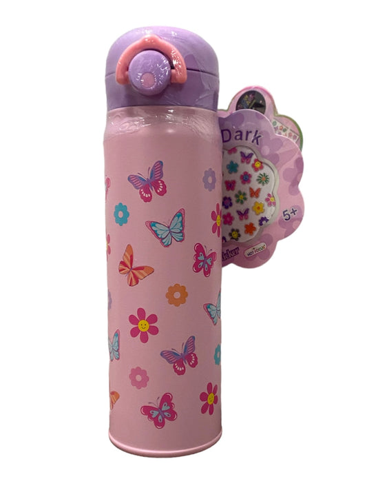 Double Wall Water Bottle - Butterfly