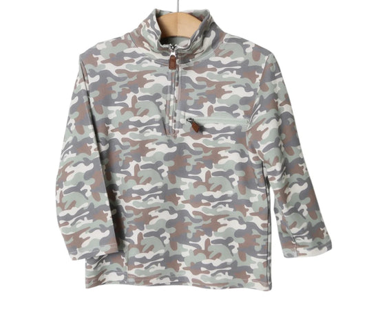Kingston 1/4 Zip Pullover - Camo