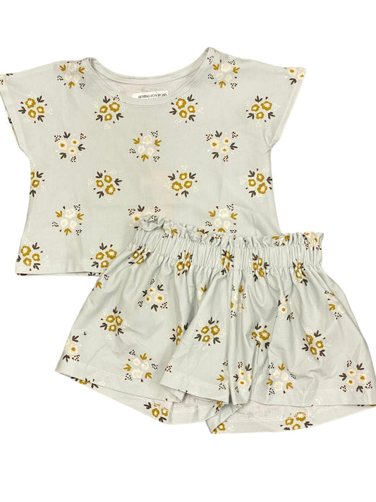 Sea Foam Floral Two Piece