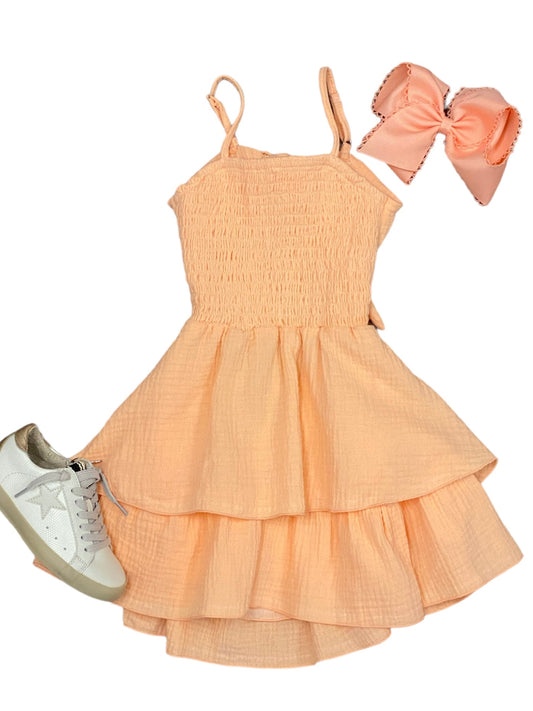 Peach Dress