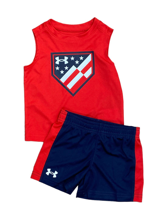 Freedom Red Muscle Tank Set