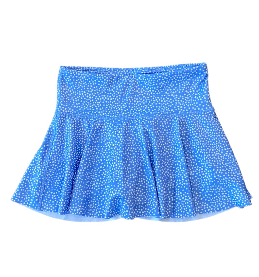 Powder Blue Dot Skort