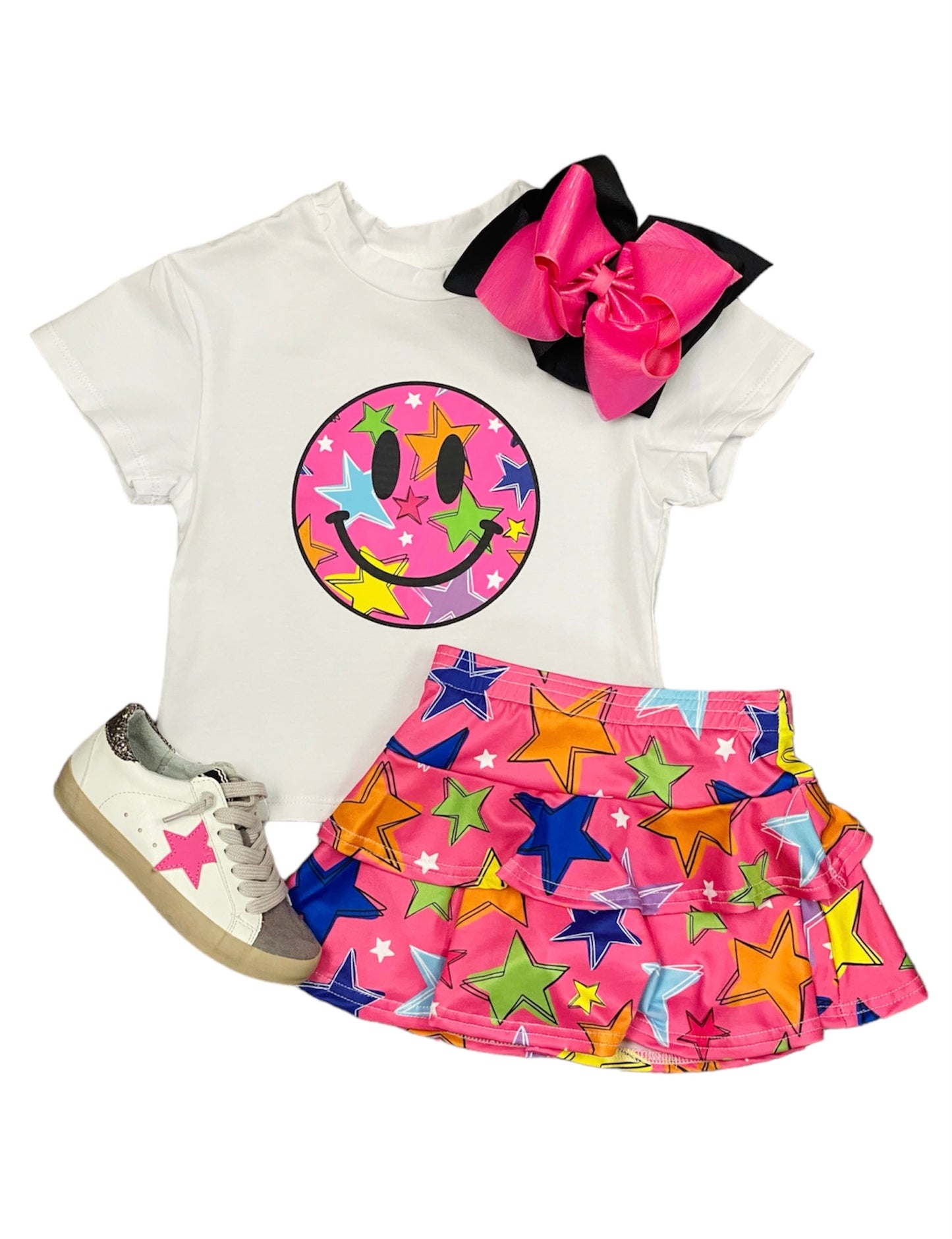 Bright Stars Smiley Tee