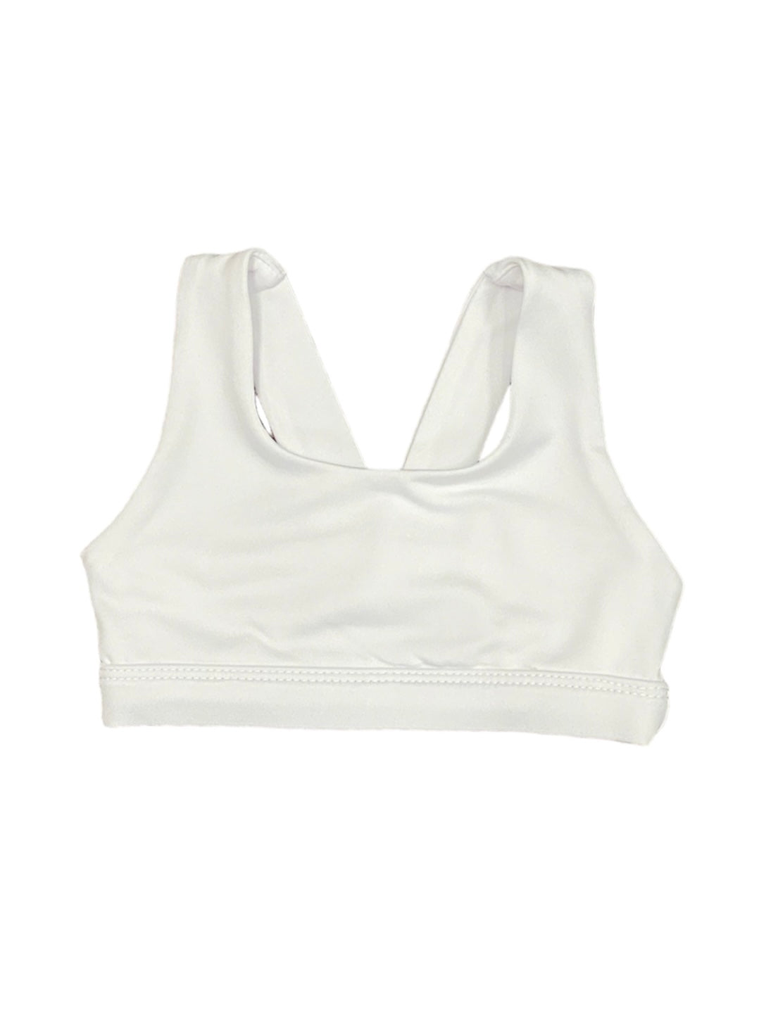 White Sports Bra