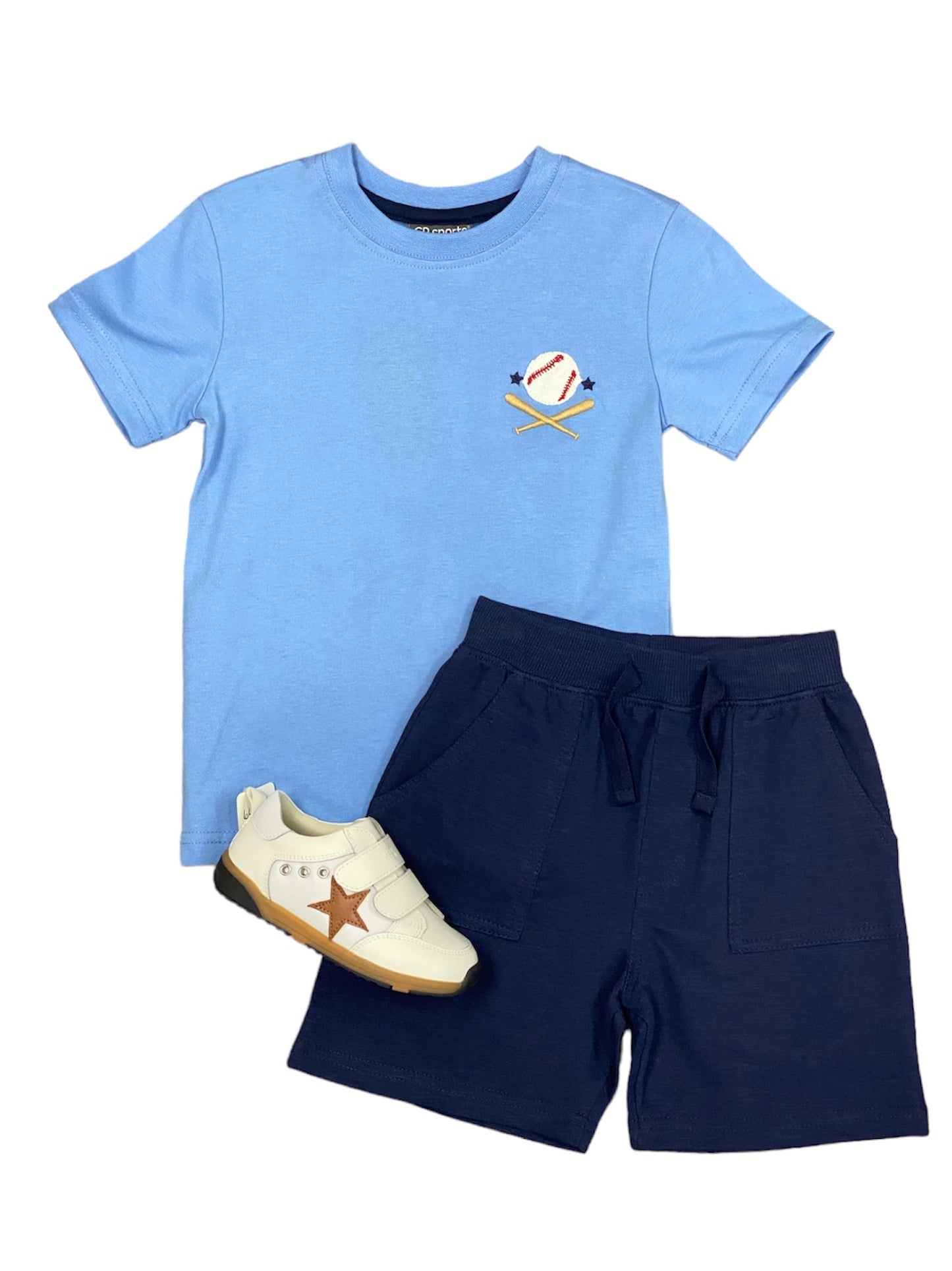 Blue Baseball Tee