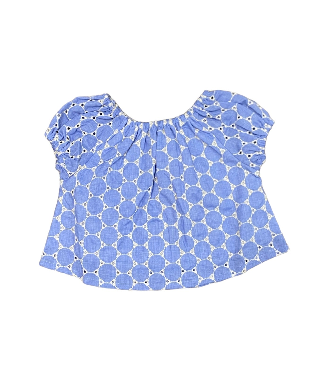 Ocean Eyelet Layette Set