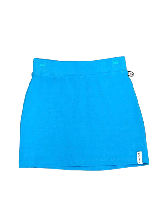 Ibiza Blue Ribbed Skirt