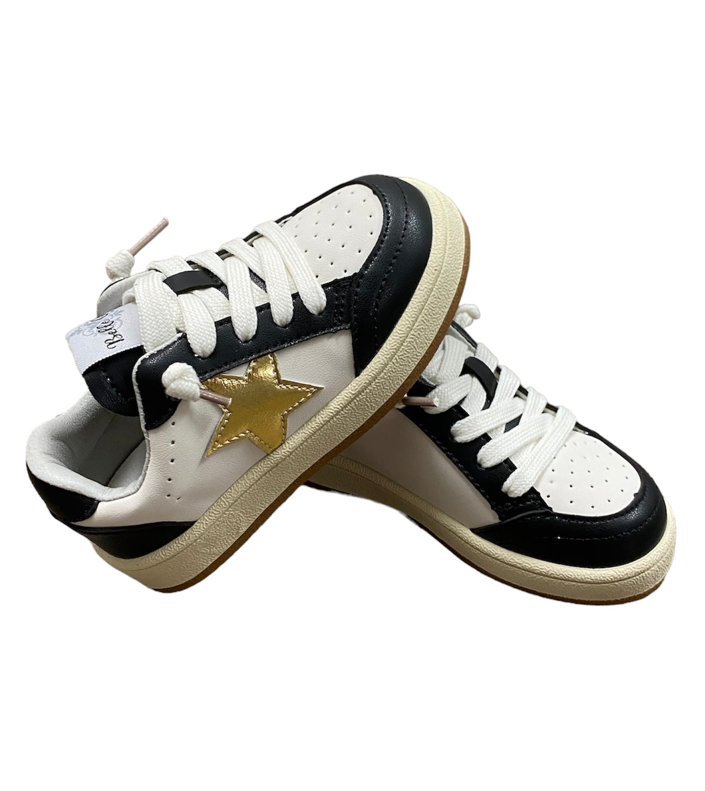 Black & Gold Sneakers