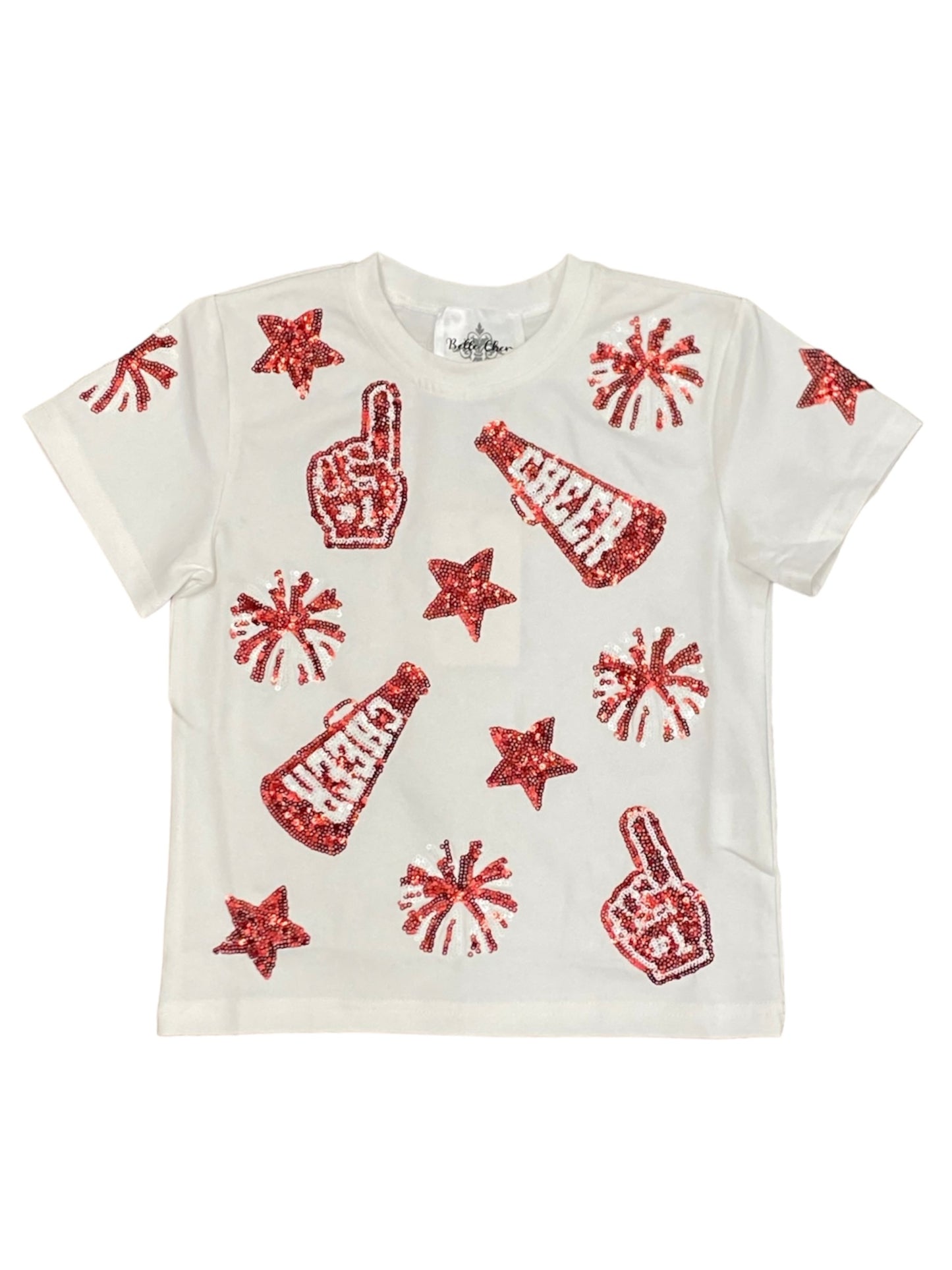 Red & White Cheer Shirt