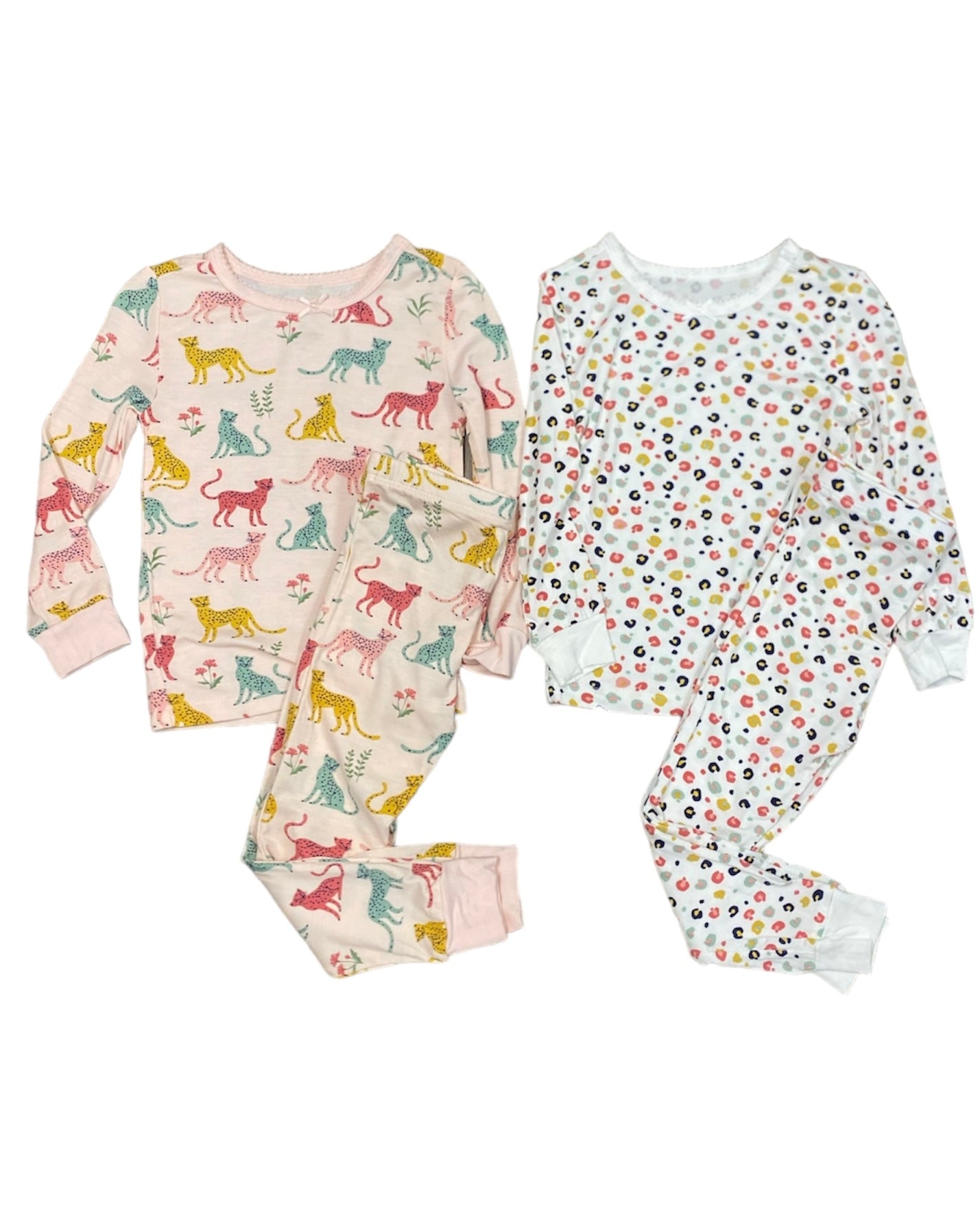 Leopard & Tiger 2 Pair Pajama Set