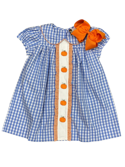 Pumpkin Embroidery Dress