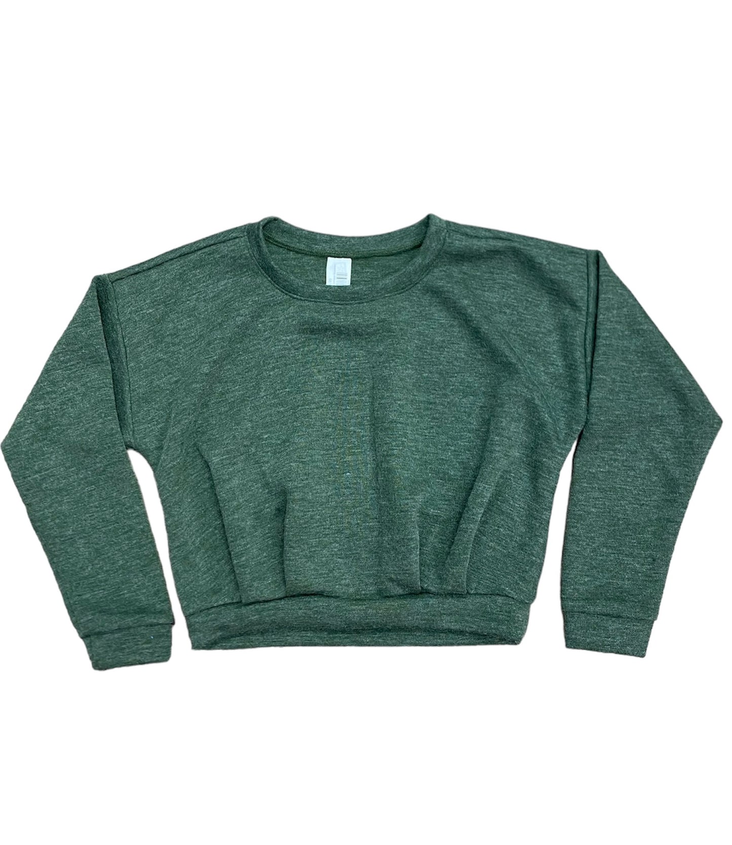 Olive Scuba Cashmere Sweatshirt