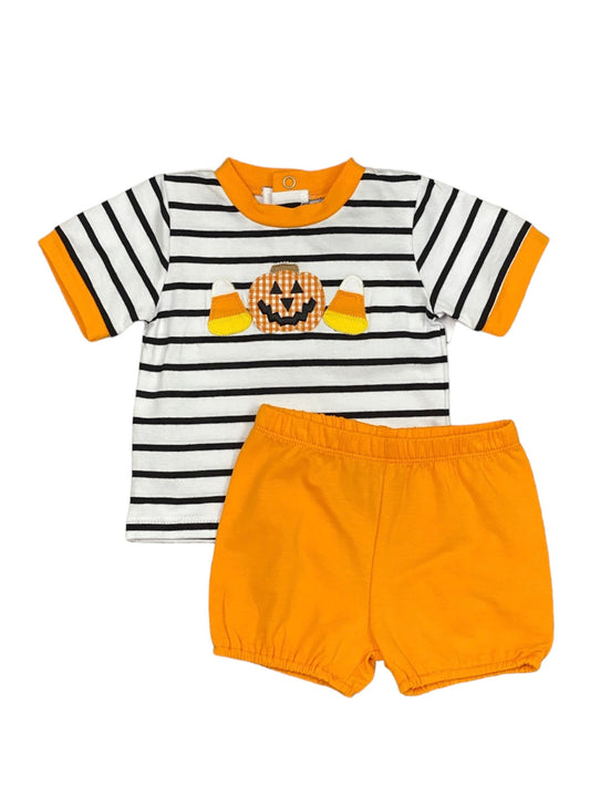 Candy Corn Diaper Set