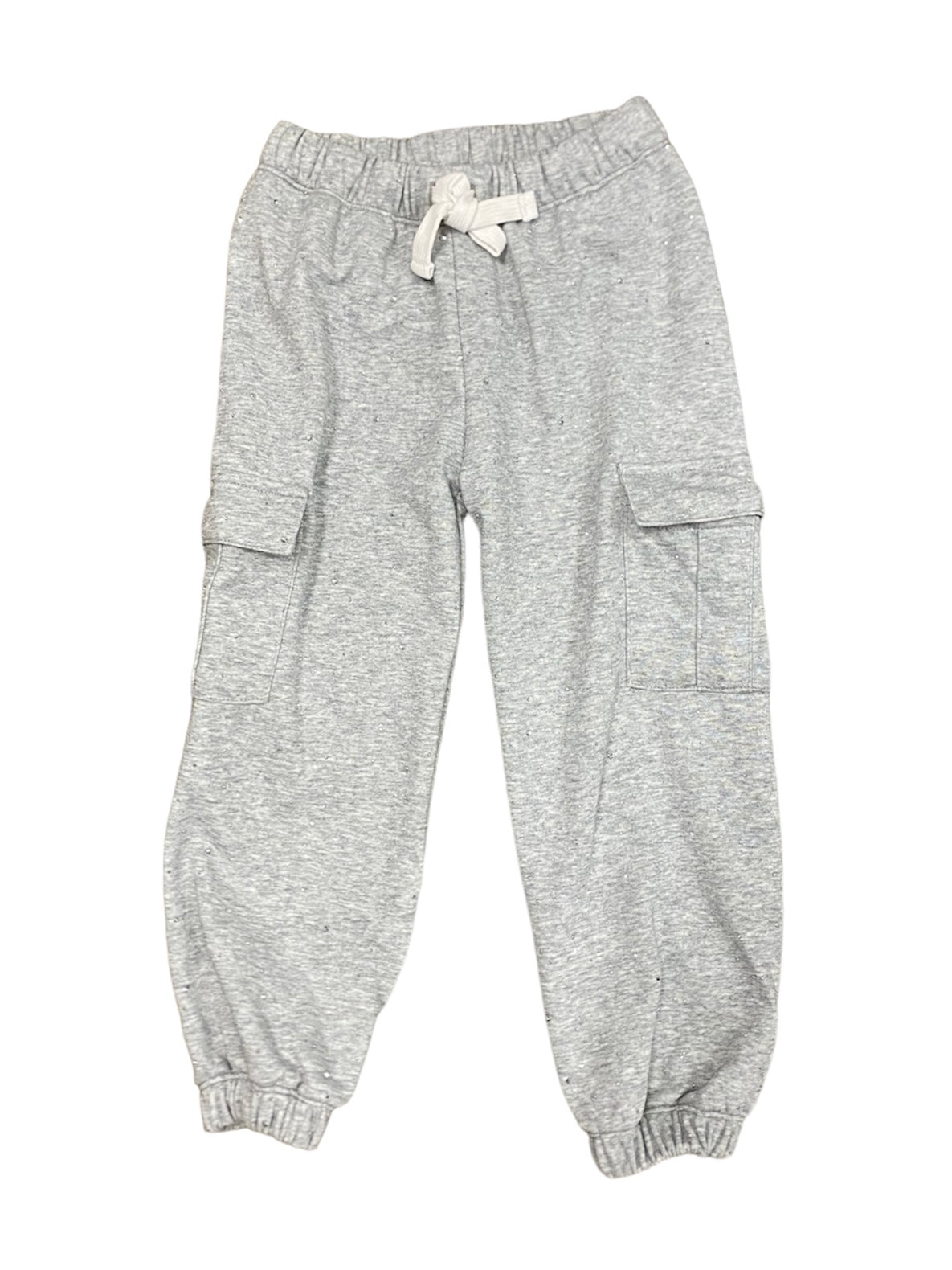 Gray Silver Stud Joggers