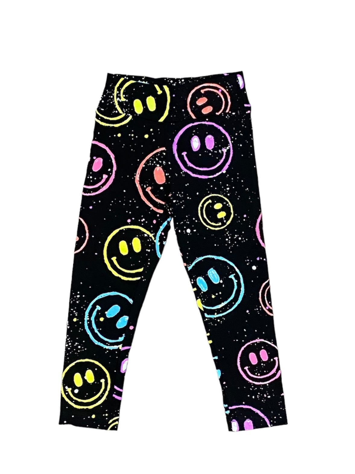 Neon Smiley Leggings