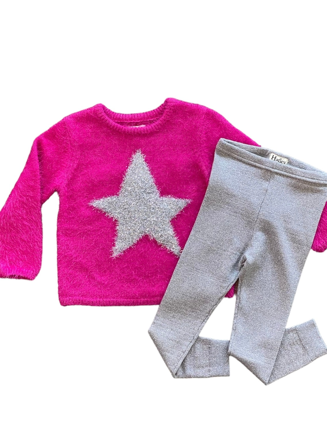 Silver Star Fuzzy Sweater