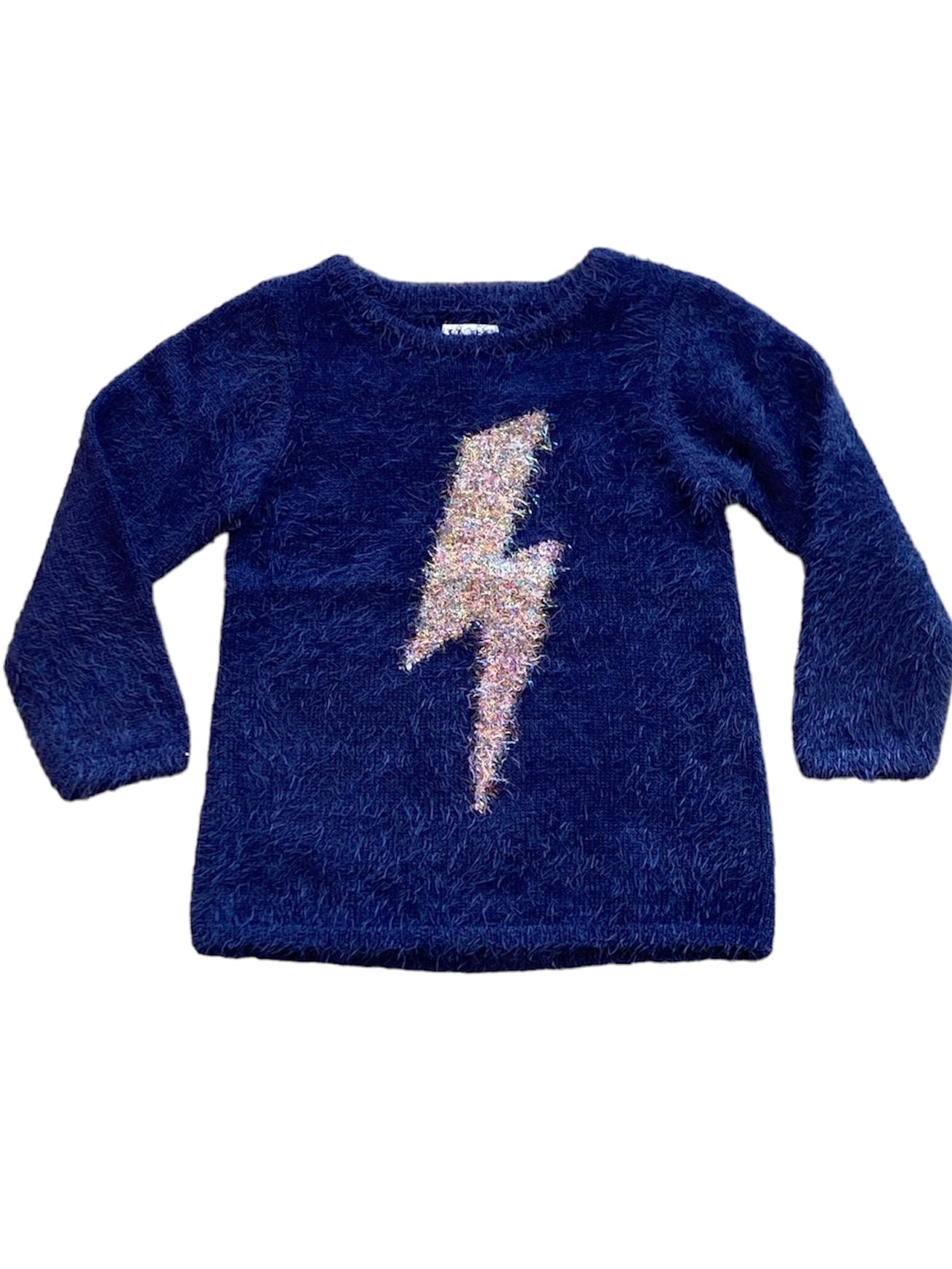 Lightning Bolt Furry Sweater